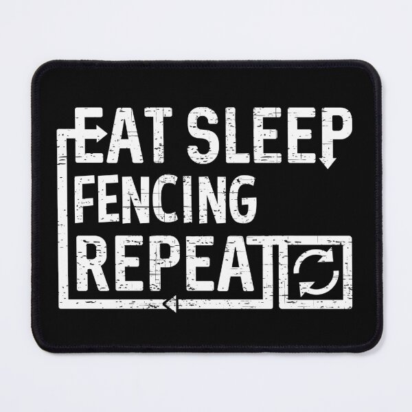 Item preview, Eat Sleep Fencing designed and sold by flippinsg.