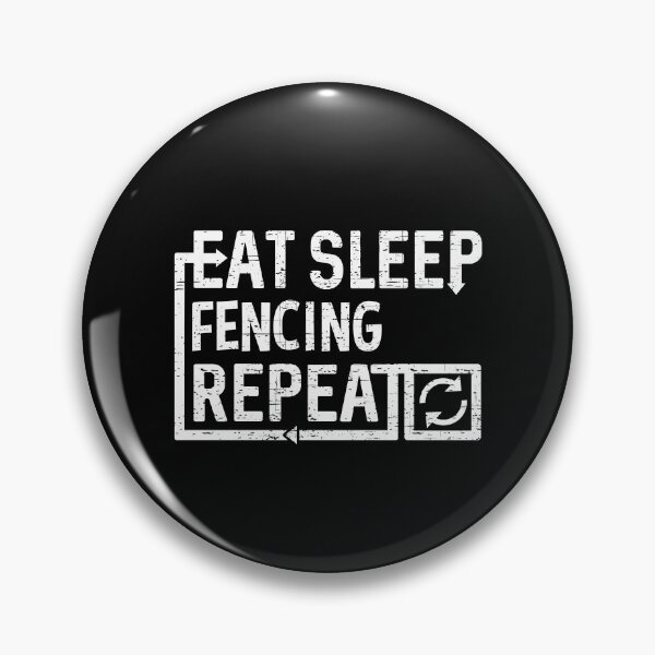 Item preview, Eat Sleep Fencing designed and sold by flippinsg.