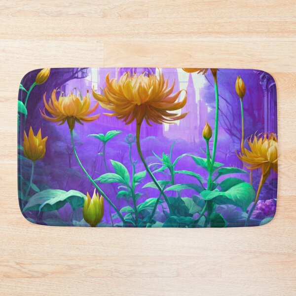 Item preview, Tranquil Churchyard Adorned with Flowers designed and sold by GrizzlyCollective.