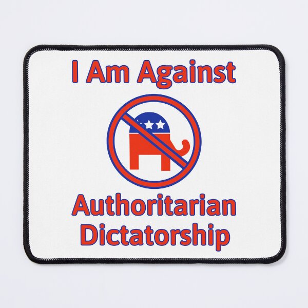 Item preview, I’m against authoritarian dictatorship  designed and sold by Rachel the Artist .