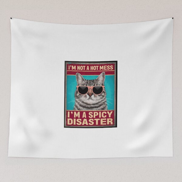 Item preview, I'm Not A Hot Mess I'm A Spicy Disaster Shirt designed and sold by Buntrockstore.
