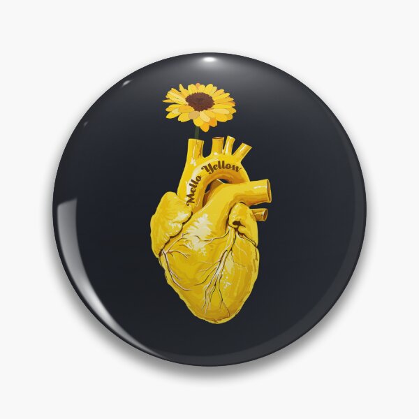 Item preview,  Mello Yellow Heart designed and sold by AnnDart.
