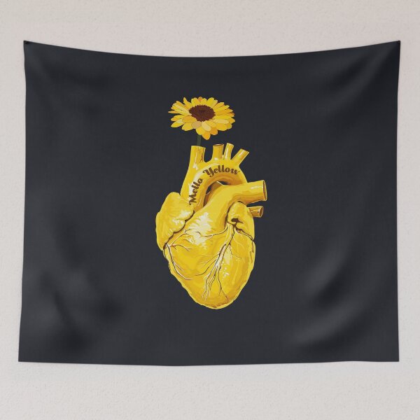 Item preview,  Mello Yellow Heart designed and sold by AnnDart.