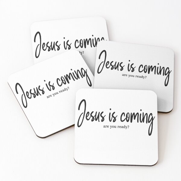Item preview, Jesus is coming (Black) designed and sold by WideIsTheGate.