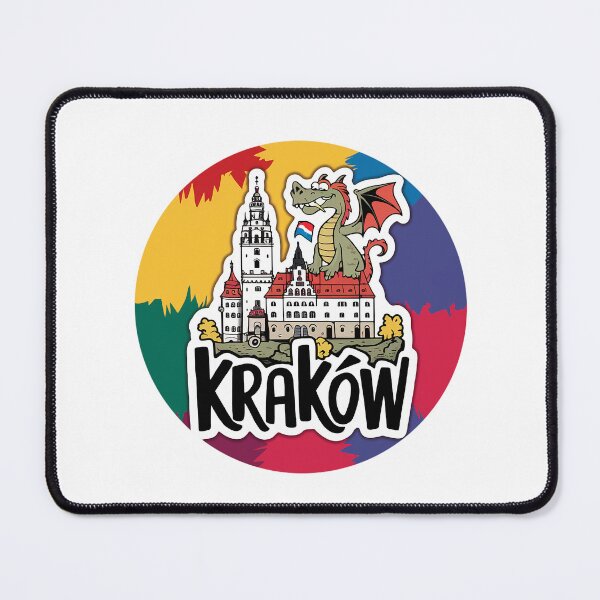 Item preview, Kraków | Cracow | Sticker | Poster | City | Poland designed and sold by RedCircleArt.