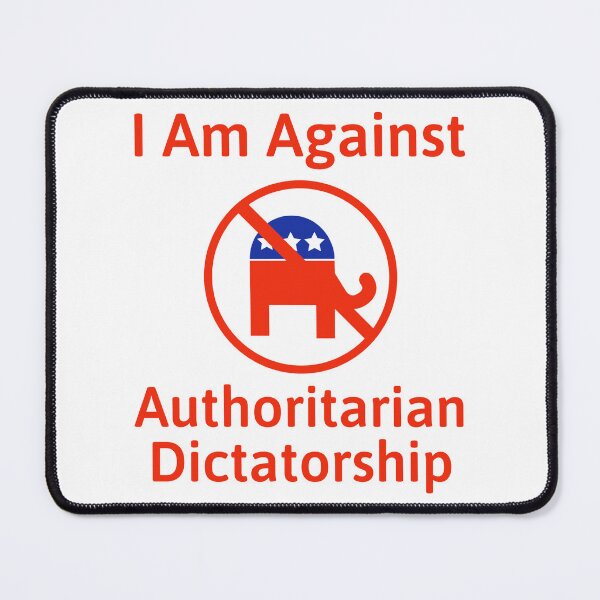 Item preview, I’m against authoritarian dictatorship  designed and sold by Rachel the Artist .