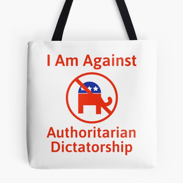 Item preview, I’m against authoritarian dictatorship  designed and sold by Rachel the Artist .