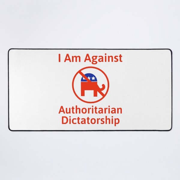 Item preview, I’m against authoritarian dictatorship  designed and sold by Rachel the Artist .