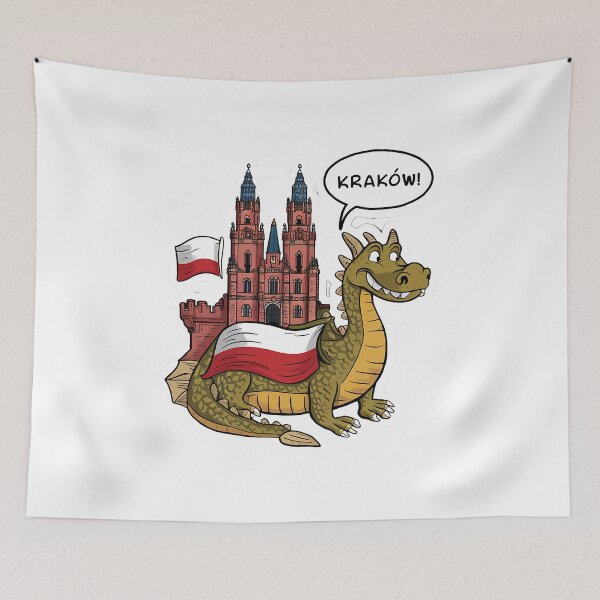 Item preview, Kraków | Cracow | Sticker | Poster | City | Poland designed and sold by RedCircleArt.