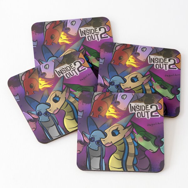 Item preview, Inside Out 2 as Dragons! designed and sold by dragonluhvr.