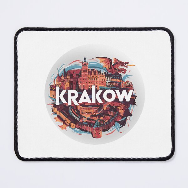 Item preview, Kraków | Cracow | Sticker | Poster | City | Poland designed and sold by RedCircleArt.