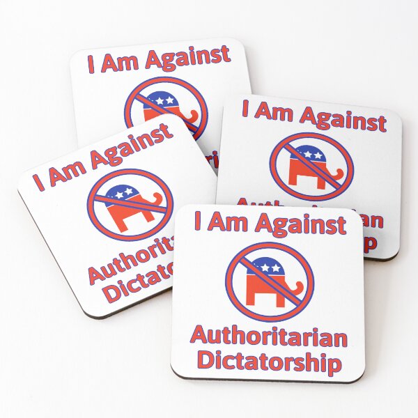 Item preview, I’m against authoritarian dictatorship  designed and sold by Rachel the Artist .