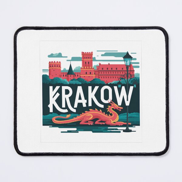 Item preview, Kraków | Cracow | Sticker | Poster | City | Poland designed and sold by RedCircleArt.