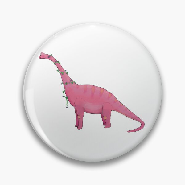 Item preview, Pink Sauropod with Vines designed and sold by DoodlesByKy.