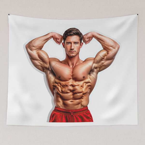 Item preview, New Series: Bodybuilder Sticker #1 designed and sold by ForeverPrintsOK.