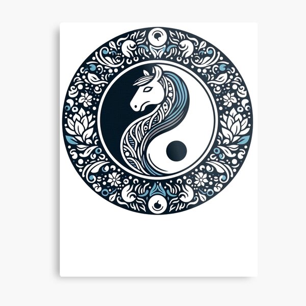 Aperçu de l'œuvre Poney Zen pour Namaste et Chi Positif créée et vendue par silklotus.