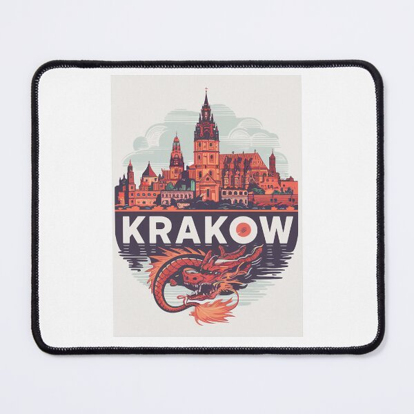 Item preview, Kraków | Cracow | Sticker | Poster | City | Poland designed and sold by RedCircleArt.