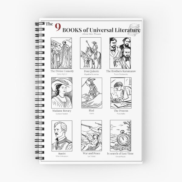 Item preview, Los 9 libros de la literatura universal designed and sold by riauntila.