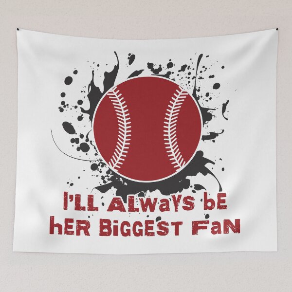 Item preview, Her biggest fan - Baseball designed and sold by MDesign8.