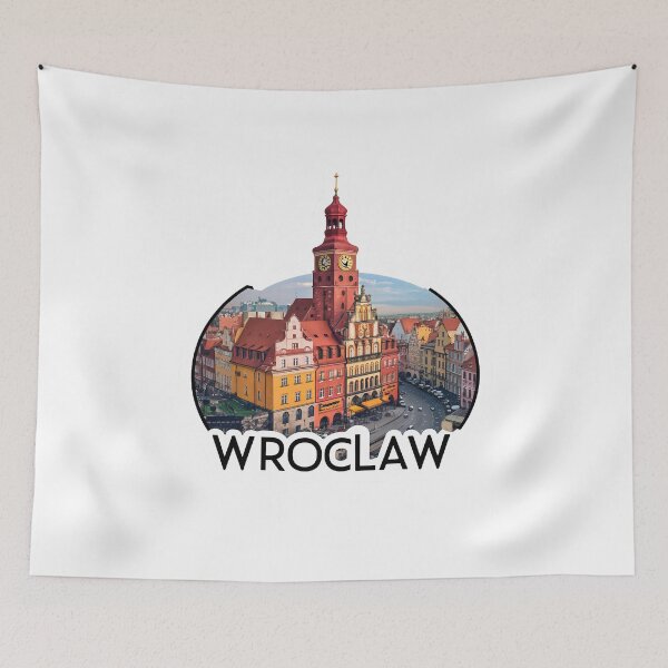 Item preview, Wroclaw | Wroclove | Sticker | Poster | City | Poland designed and sold by RedCircleArt.