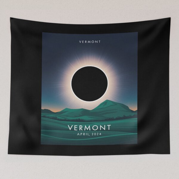Item preview, Vermont Eclipse 2024: Celestial Harmony designed and sold by pr1me-shop.