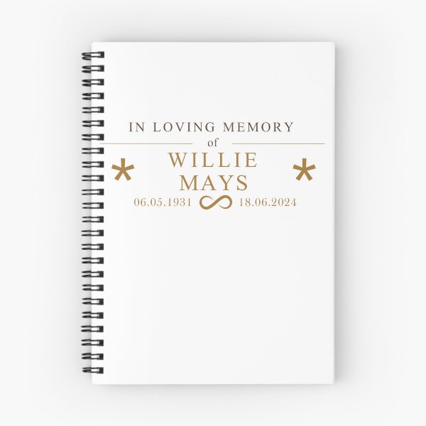 Item preview, In loving memory of Willie Mays Text Design designed and sold by eeternalrestt.