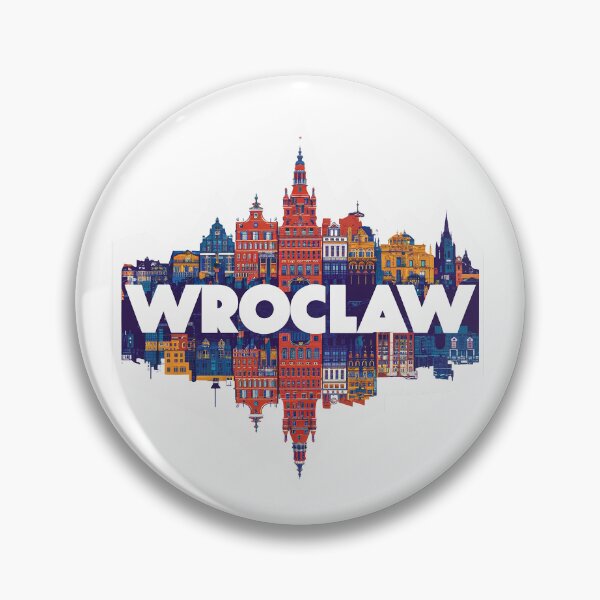 Item preview, Wroclaw | Wroclove | Sticker | Poster | City | Poland designed and sold by RedCircleArt.