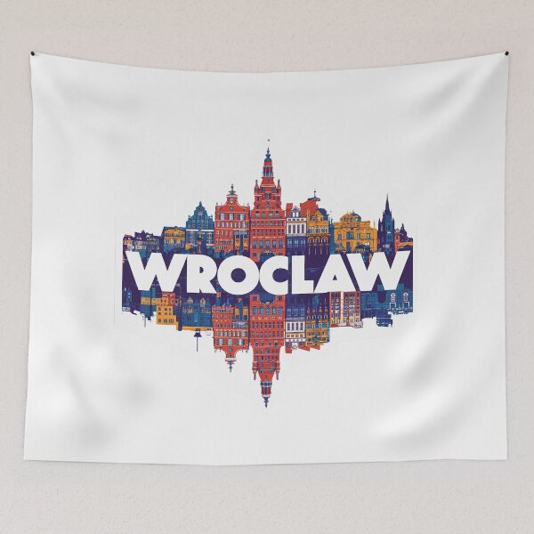 Item preview, Wroclaw | Wroclove | Sticker | Poster | City | Poland designed and sold by RedCircleArt.