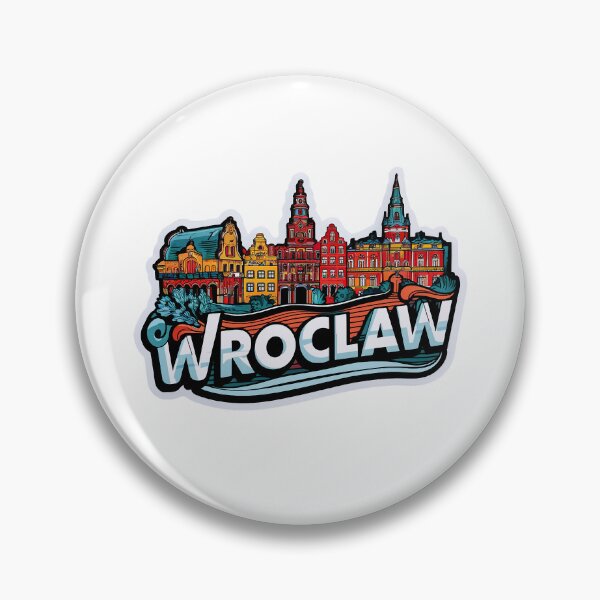 Item preview, Wroclaw | Wroclove | Sticker | Poster | City | Poland designed and sold by RedCircleArt.