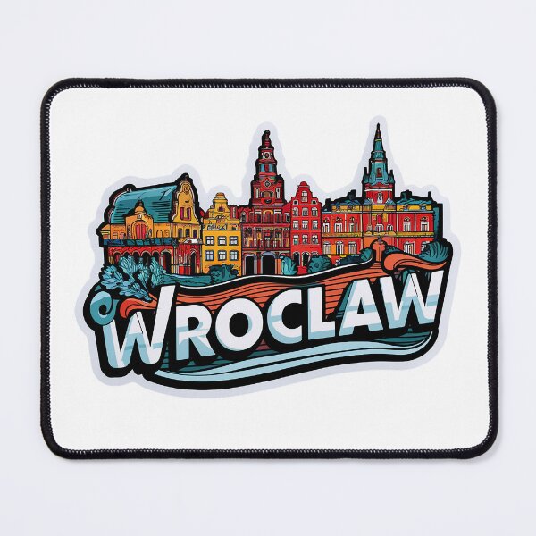 Item preview, Wroclaw | Wroclove | Sticker | Poster | City | Poland designed and sold by RedCircleArt.
