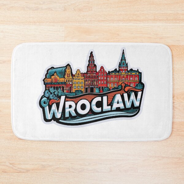 Item preview, Wroclaw | Wroclove | Sticker | Poster | City | Poland designed and sold by RedCircleArt.