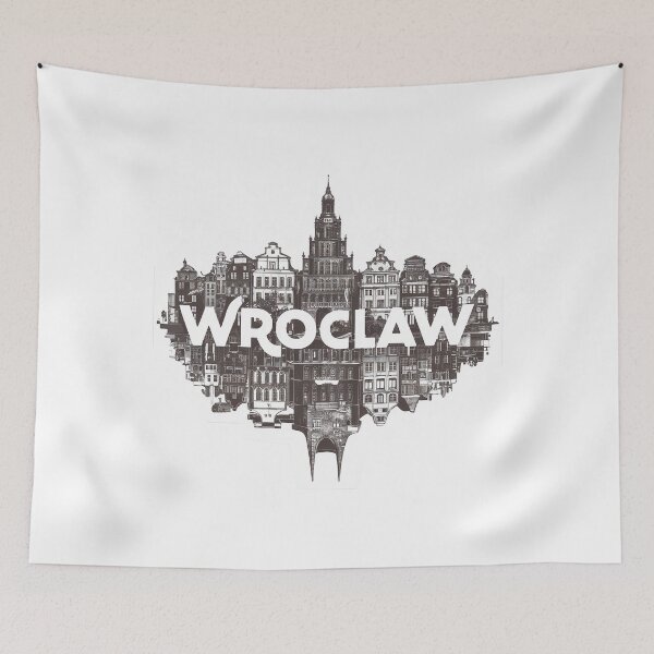 Item preview, Wroclaw | Wroclove | Sticker | Poster | City | Poland designed and sold by RedCircleArt.