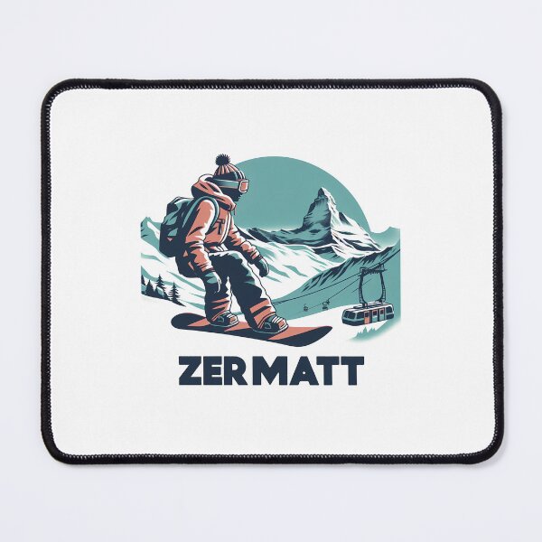 Item preview, Experience the Thrill of Zermatt Ski and Snowboarding - Unique Art and Merchandise designed and sold by OzzFrequency.