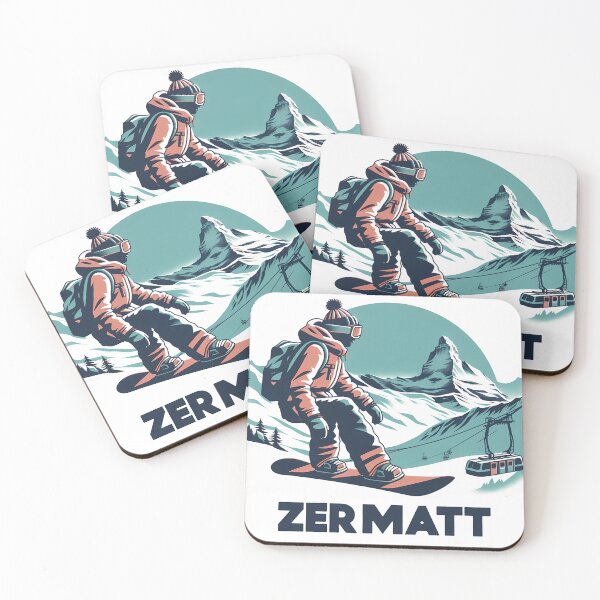 Item preview, Experience the Thrill of Zermatt Ski and Snowboarding - Unique Art and Merchandise designed and sold by OzzFrequency.