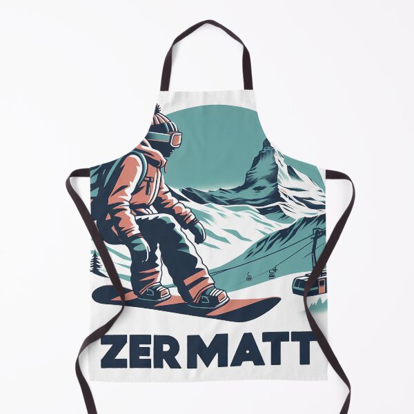 Item preview, Experience the Thrill of Zermatt Ski and Snowboarding - Unique Art and Merchandise designed and sold by OzzFrequency.