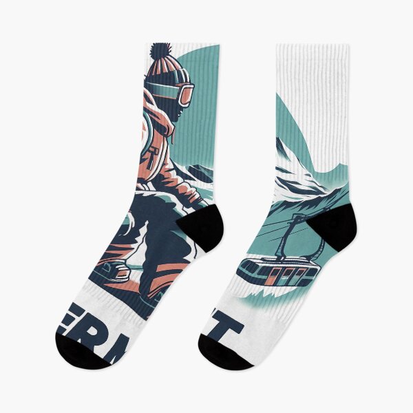 Item preview, Experience the Thrill of Zermatt Ski and Snowboarding - Unique Art and Merchandise designed and sold by OzzFrequency.