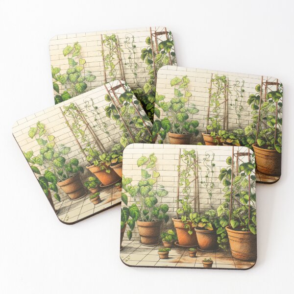 Item preview, balcony plants designed and sold by PricklyPeanut.