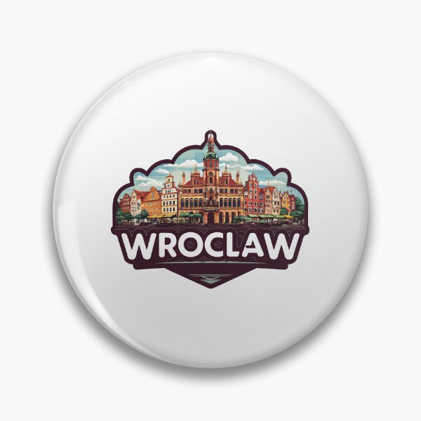 Item preview, Wroclaw | Wroclove | Sticker | Poster | City | Poland designed and sold by RedCircleArt.