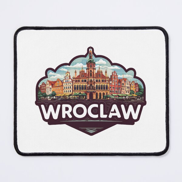 Item preview, Wroclaw | Wroclove | Sticker | Poster | City | Poland designed and sold by RedCircleArt.