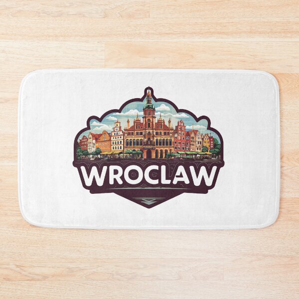Item preview, Wroclaw | Wroclove | Sticker | Poster | City | Poland designed and sold by RedCircleArt.