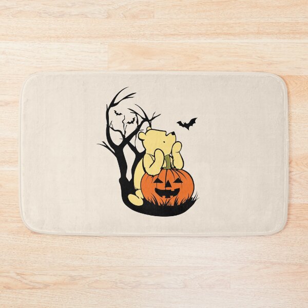 Item preview, Classic Halloween  Winnie the Pooh Bear with Pumpkin Sticker designed and sold by Cristina Galerina.