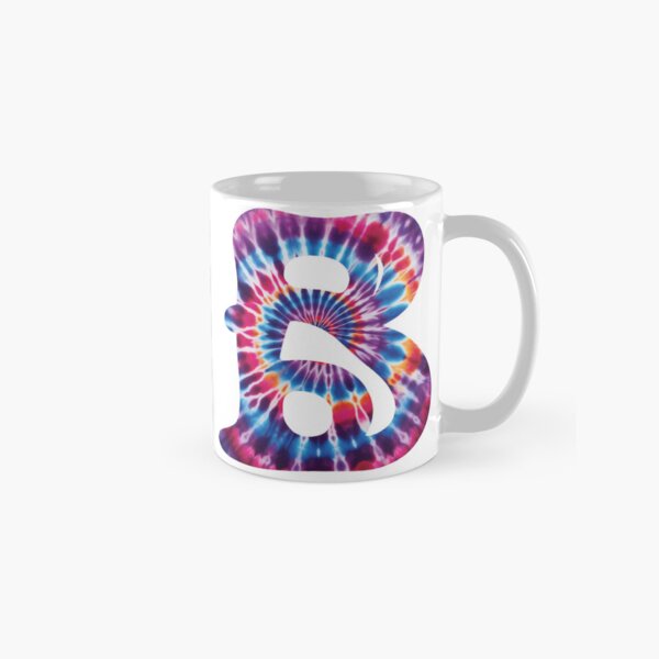 TIE-DYE LETTER B Classic Mug