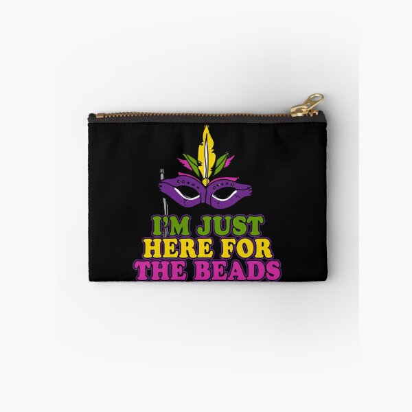 Item preview, I'm Just Here for the Beads Mardi Gras designed and sold by flippinsg.
