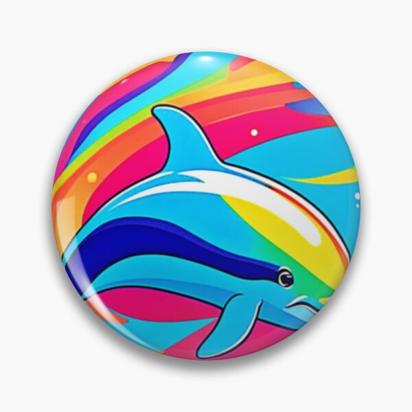 Item preview, Colorful Dolphin Leaps Art designed and sold by Health And Fitness Posts e-Store.