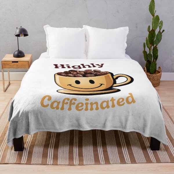 Item preview, Funny Retro Highly Caffeinated Coffee Cup designed and sold by MALIKABO.