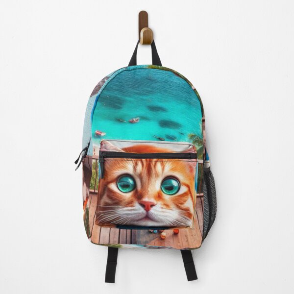 Item preview, swimming cat - cat on holiday designed and sold by Constructive27.