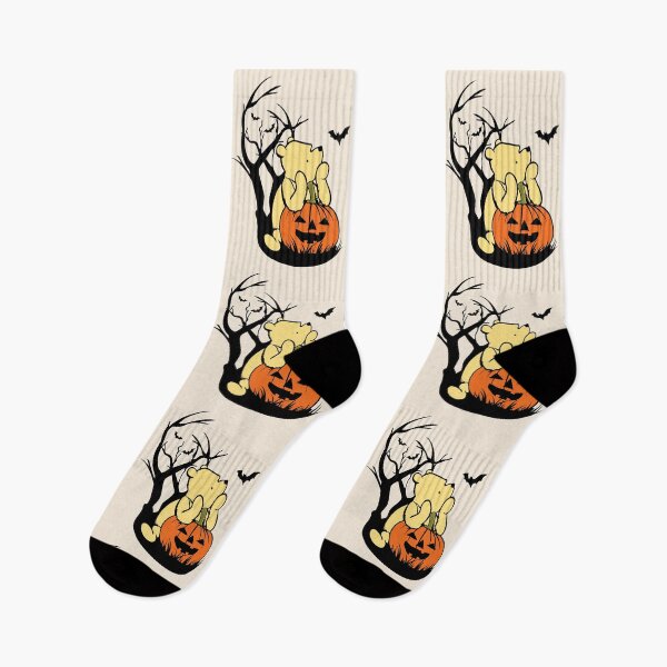 Item preview, Classic Halloween  Winnie the Pooh Bear with Pumpkin Sticker designed and sold by Cristina Galerina.