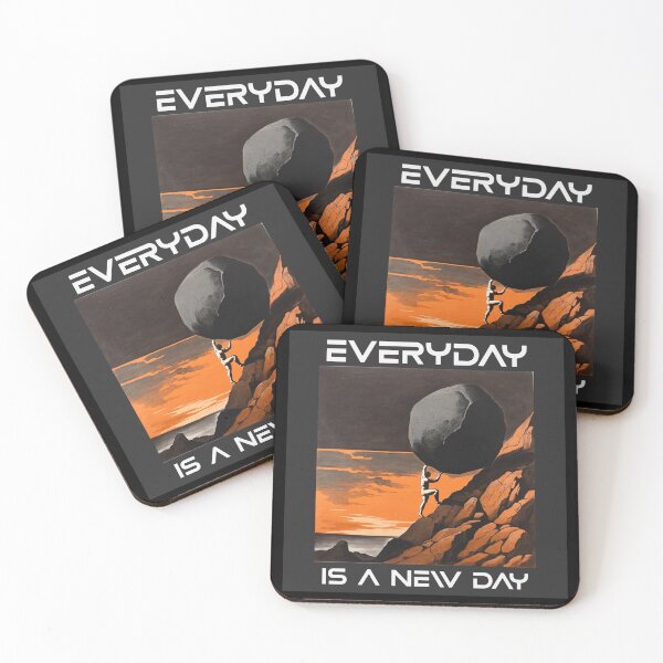 Item preview, Everyday Is A New Day - Sisyphus designed and sold by Black Couch Lounge.