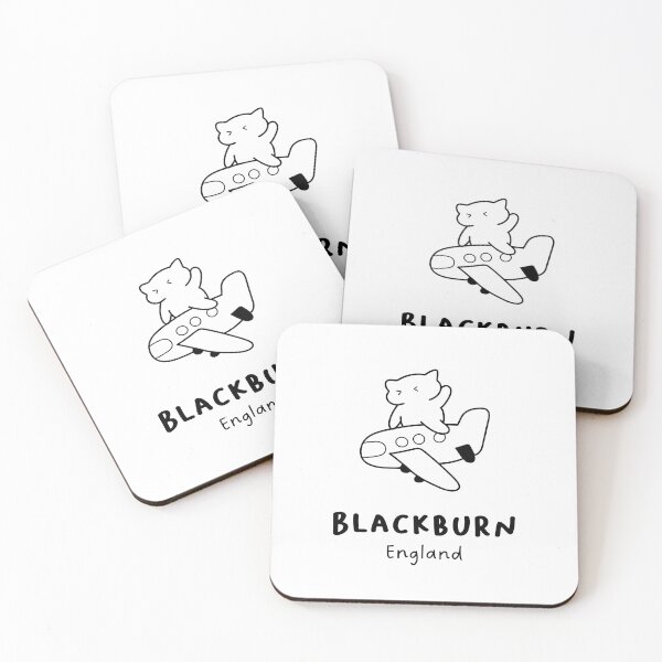 Item preview, Blackburn, England | Adorable Cat on Plane Design | Airplane Illustration | Cat's Trip designed and sold by RM-Journey.