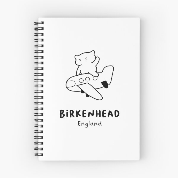 Item preview, Birkenhead, England | Adorable Cat on Plane Design | Airplane Illustration | Cat's Trip designed and sold by RM-Journey.